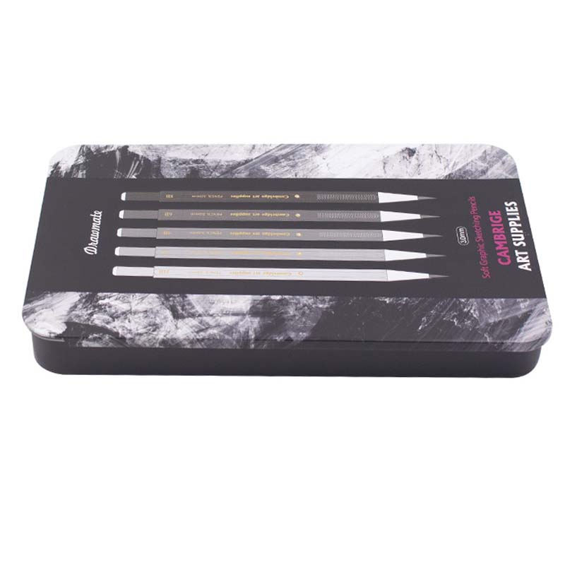 Metal Pencil Case With Sliding Lid