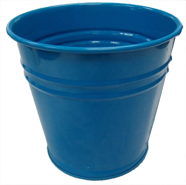 Tin Bucket & Trash Can