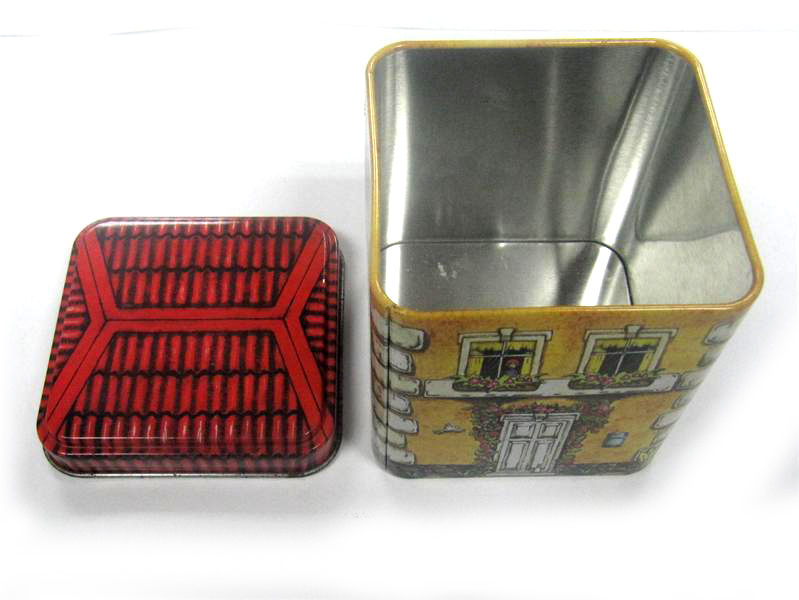 Square Tin Box