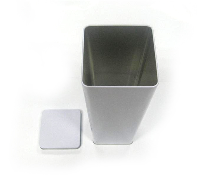 Square Smooth Tea Tin