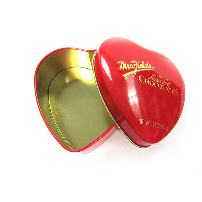 Heart Shaped Tin Box 