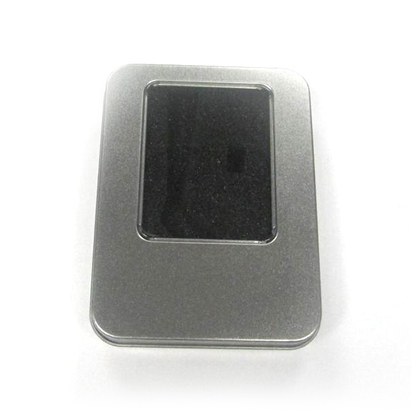 Rectangular USB Tin Box with Window