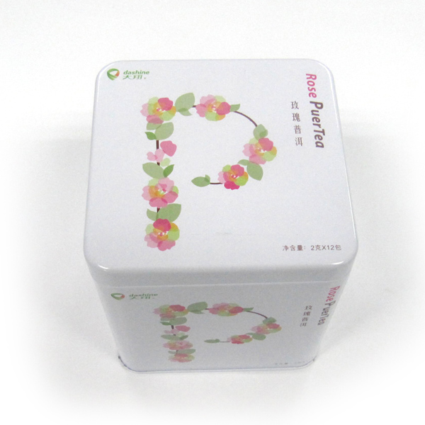 Rose Pu'er Tea Tin