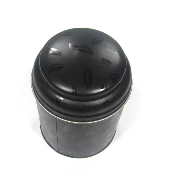 Round Black Tea Tin