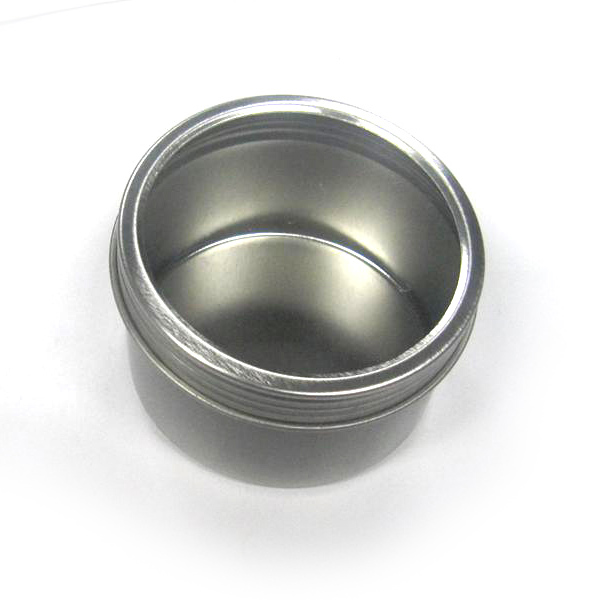 Round Tea Tin Box with Clear Window