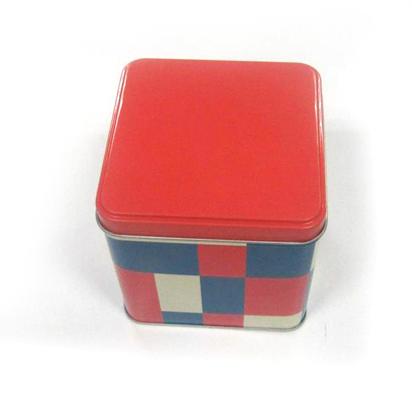 Square Cookie Tin Box