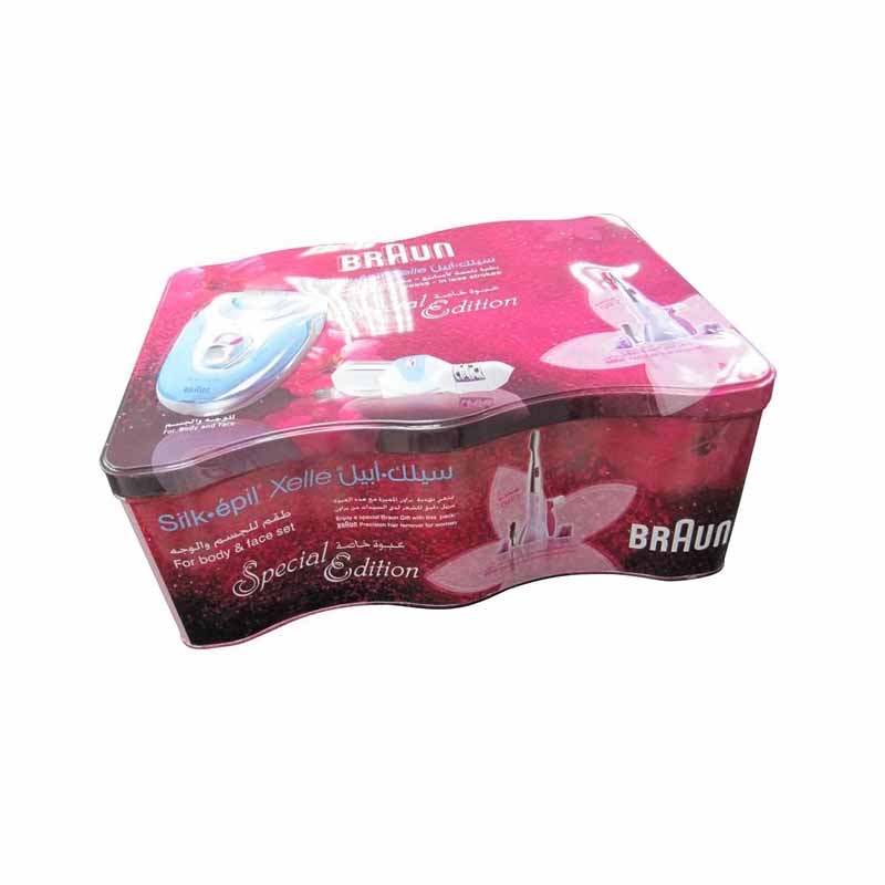 TMI806-2 Irregular Cosmetic Tin Box