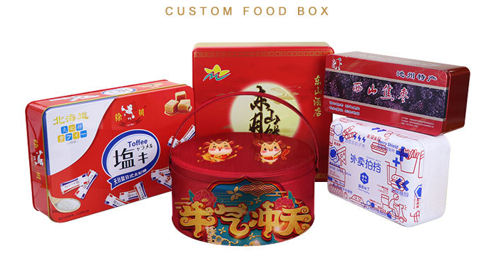 custom food tin box