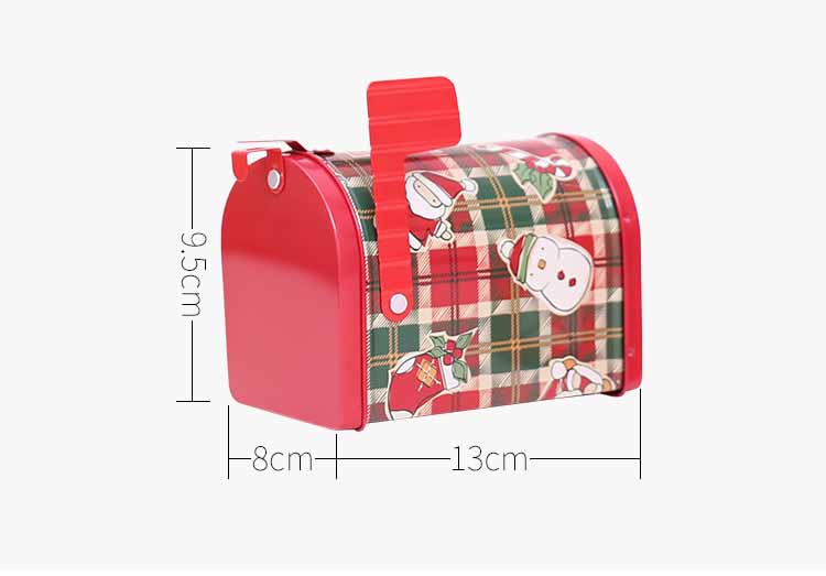 christmas candy gift tin box