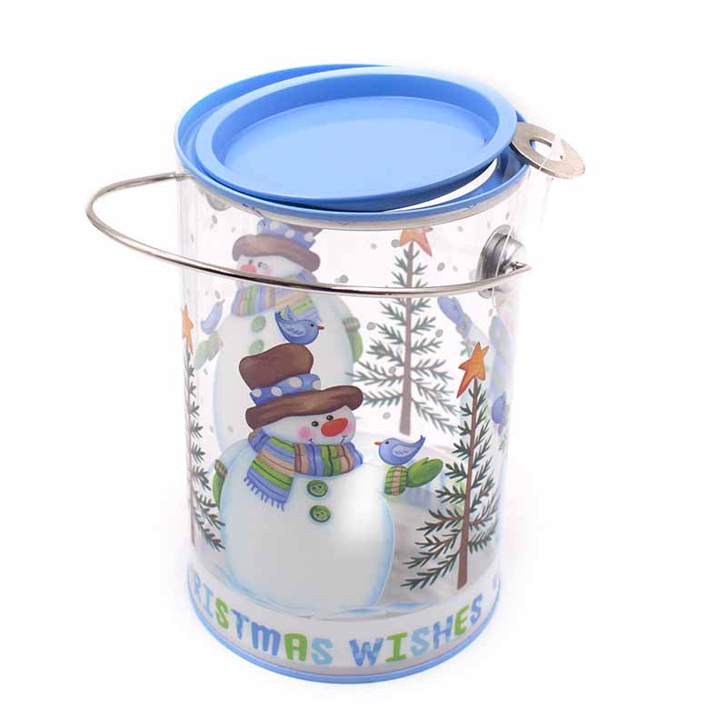 Clear PVC Tin Bucket