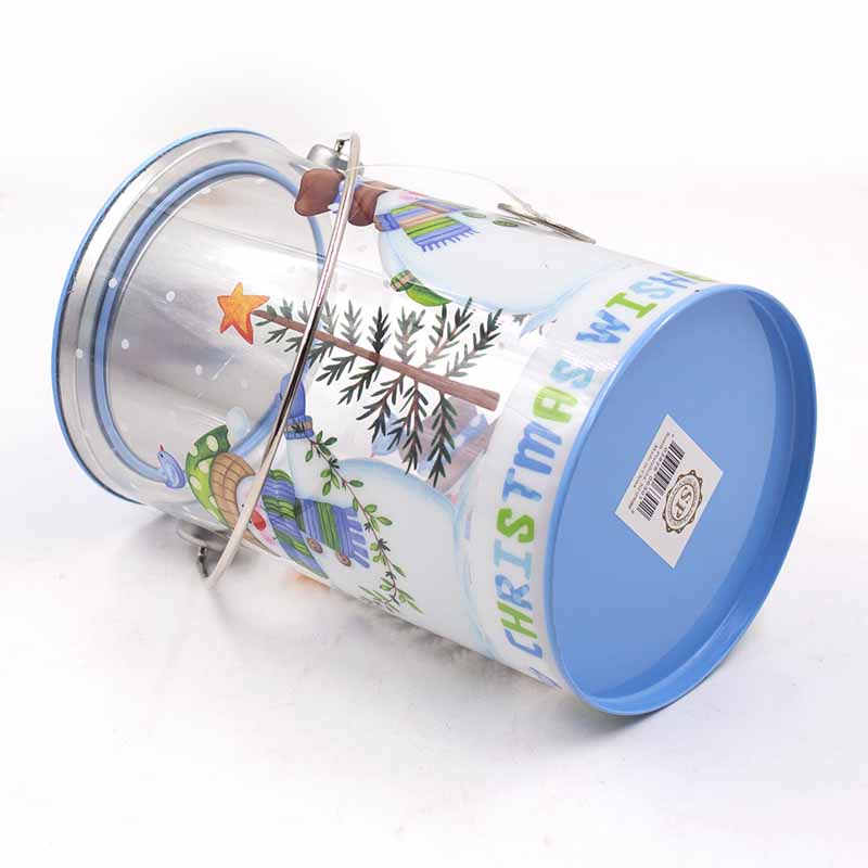 Clear PVC Tin Bucket